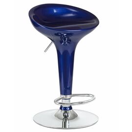 Стул барный DOBRIN BOMBA, синий металлик, Вариант: синий металлик | Интернет магазин мебели и декора LifeDekor