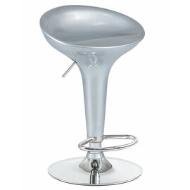 Стул барный DOBRIN BOMBA, серебряный металлик, Вариант: серебряный металлик | Интернет магазин мебели и декора LifeDekor