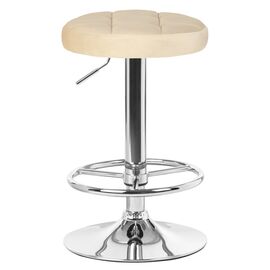 Табурет барный DOBRIN BRUNO, бежевый велюр (MJ9-10), Вариант: бежевый велюр (MJ9-10) | Интернет магазин мебели и декора LifeDekor