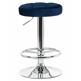 Табурет барный DOBRIN BRUNO, синий велюр (MJ9-117), Вариант: синий велюр (MJ9-117) | Интернет магазин мебели и декора LifeDekor
