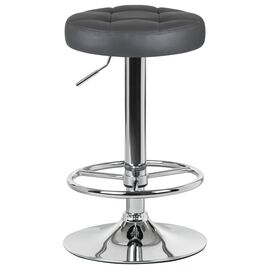 Табурет барный DOBRIN BRUNO, серый, Вариант: серый | Интернет магазин мебели и декора LifeDekor