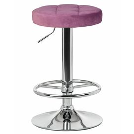 Табурет барный DOBRIN BRUNO, пудрово-сиреневый велюр (MJ9-52), Вариант: пудрово-сиреневый велюр (MJ9-52) | Интернет магазин мебели и декора LifeDekor