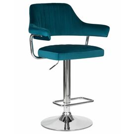 Стул барный DOBRIN CHARLY, морской волны велюр (MJ9-99), Вариант: морской волны велюр (MJ9-99) | Интернет магазин мебели и декора LifeDekor
