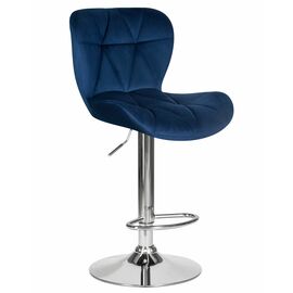 Стул барный DOBRIN BARNY, синий велюр (MJ9-117), Вариант: синий велюр (MJ9-117) | Интернет магазин мебели и декора LifeDekor