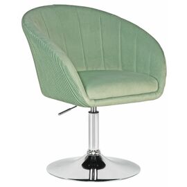 Кресло дизайнерское DOBRIN EDISON, мятный велюр (1922-8), Вариант: мятный велюр (1922-8) | Интернет магазин мебели и декора LifeDekor