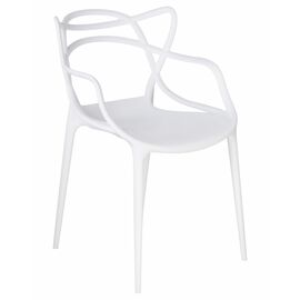 Стул обеденный DOBRIN MASTERS, белый (W-02), Вариант: белый (W-02) | Интернет магазин мебели и декора LifeDekor