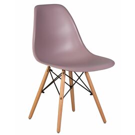 Стул обеденный DOBRIN DSW, ножки светлый бук, цвет сиреневый (P-04), Вариант: ножки светлый бук, цвет сиреневый (P-04) | Интернет магазин мебели и декора LifeDekor