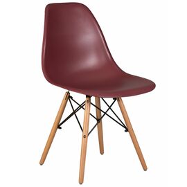 Стул обеденный DOBRIN DSW, ножки светлый бук, цвет сливовый (R-13), Вариант: ножки светлый бук, цвет сливовый (R-13) | Интернет магазин мебели и декора LifeDekor