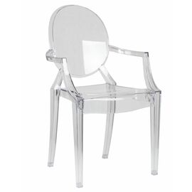 Стул обеденный DOBRIN LOUIS GHOST, цвет прозрачный | Интернет магазин мебели и декора LifeDekor