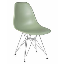 Стул обеденный DOBRIN DSR, ножки хром, цвет мятный (NX-G-09), Вариант: ножки хром, цвет мятный (NX-G-09) | Интернет магазин мебели и декора LifeDekor