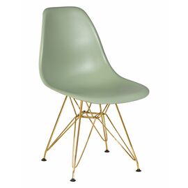 Стул обеденный DOBRIN DSR, ножки золотые, цвет мятный (NX-G-09), Вариант: ножки золотые, цвет мятный (NX-G-09) | Интернет магазин мебели и декора LifeDekor