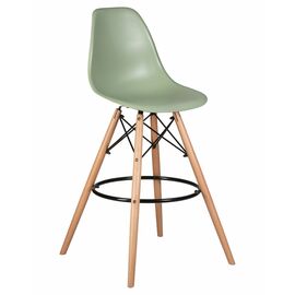 Стул барный DOBRIN DSW BAR, ножки светлый бук, цвет мятный (NX-G-09), Вариант: ножки светлый бук, цвет мятный (NX-G-09) | Интернет магазин мебели и декора LifeDekor