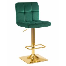 Стул барный DOBRIN GOLDIE, зеленый велюр (MJ9-88), Вариант: зеленый велюр (MJ9-88) | Интернет магазин мебели и декора LifeDekor