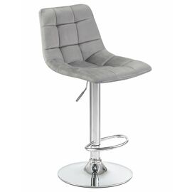 Стул барный DOBRIN TAILOR, серый велюр (MJ9-75), Вариант: серый велюр (MJ9-75) | Интернет магазин мебели и декора LifeDekor