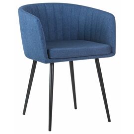 Стул обеденный DOBRIN ALINA, синяя ткань (LAR-106D-21), Вариант: синяя ткань (LAR-106D-21) | Интернет магазин мебели и декора LifeDekor