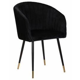 Стул обеденный DOBRIN MARY, черный велюр (1922-21), Вариант: черный велюр (1922-21) | Интернет магазин мебели и декора LifeDekor