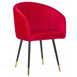 Стул обеденный DOBRIN MARY, малиновый велюр (1922-14), Вариант: малиновый велюр (1922-14) | Интернет магазин мебели и декора LifeDekor