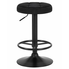 Табурет барный DOBRIN BRUNO BLACK, черный велюр (MJ9-101), Вариант: черный велюр (MJ9-101) | Интернет магазин мебели и декора LifeDekor