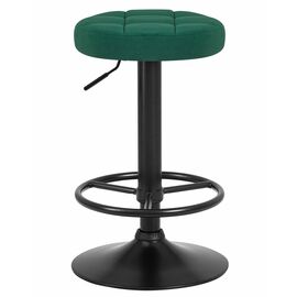 Табурет барный DOBRIN BRUNO BLACK, зеленый велюр (MJ9-88), Вариант: зеленый велюр (MJ9-88) | Интернет магазин мебели и декора LifeDekor