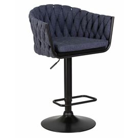 Стул барный DOBRIN LEON, синяя ткань (LAR-275-29), Вариант: синяя ткань (LAR-275-29) | Интернет магазин мебели и декора LifeDekor