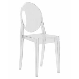 Стул обеденный DOBRIN VICTORIA GHOST, цвет прозрачный | Интернет магазин мебели и декора LifeDekor