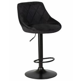 Стул барный DOBRIN LOGAN BLACK, черный велюр (MJ9-101), Вариант: черный велюр (MJ9-101) | Интернет магазин мебели и декора LifeDekor