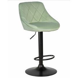 Стул барный DOBRIN LOGAN BLACK, мятный велюр (MJ9-87), Вариант: мятный велюр (MJ9-87) | Интернет магазин мебели и декора LifeDekor