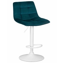 Стул барный DOBRIN TAILOR WHITE, морской волны велюр (MJ9-99), Вариант: морской волны велюр (MJ9-99) | Интернет магазин мебели и декора LifeDekor