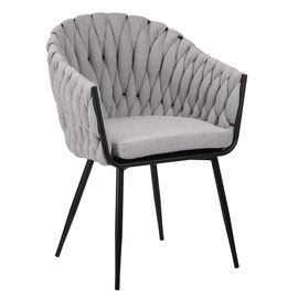 Стул обеденный DOBRIN MATILDA, серая ткань (LAR 275-17), Вариант: серая ткань (LAR 275-17) | Интернет магазин мебели и декора LifeDekor