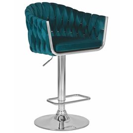 Стул барный DOBRIN MARCEL, морской волны велюр (MJ9-99), Вариант: морской волны велюр (MJ9-99) | Интернет магазин мебели и декора LifeDekor
