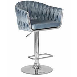 Стул барный DOBRIN MARCEL, пудрово-голубой велюр (MJ9-74), Вариант: пудрово-голубой велюр (MJ9-74) | Интернет магазин мебели и декора LifeDekor
