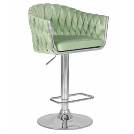 Стул барный DOBRIN MARCEL, пудрово-мятный велюр (MJ9-87), Вариант: пудрово-мятный велюр (MJ9-87) | Интернет магазин мебели и декора LifeDekor