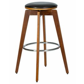 Табурет барный DOBRIN TOM'77, цвет черный глянец PU ABD 002, Вариант: цвет черный глянец PU ABD 002 | Интернет магазин мебели и декора LifeDekor