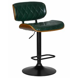 Стул барный DOBRIN MORGAN, цвет зеленый глянец PU 1890-14, Вариант: цвет зеленый глянец PU 1890-14 | Интернет магазин мебели и декора LifeDekor