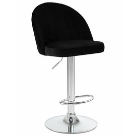 Стул барный DOBRIN MILANA, черный велюр (MJ9-101), Вариант: черный велюр (MJ9-101) | Интернет магазин мебели и декора LifeDekor