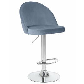 Стул барный DOBRIN MILANA, пудрово-голубой велюр (MJ9-74), Вариант: пудрово-голубой велюр (MJ9-74) | Интернет магазин мебели и декора LifeDekor