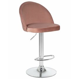 Стул барный DOBRIN MILANA, пудрово-розовый велюр (MJ9-32), Вариант: пудрово-розовый велюр (MJ9-32) | Интернет магазин мебели и декора LifeDekor