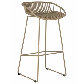 Стул барный DOBRIN FRANK, бежевый, Вариант: бежевый | Интернет магазин мебели и декора LifeDekor