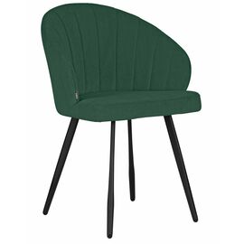 Стул обеденный DOBRIN NAOMI, ЭМАЛЬ ЧЕРНЫЙ МУАР велюр Catania Izumrud | Интернет магазин мебели и декора LifeDekor