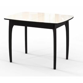 Стол DikLine М15 венге/стекло бежевое optiwhite | Интернет магазин мебели и декора LifeDekor