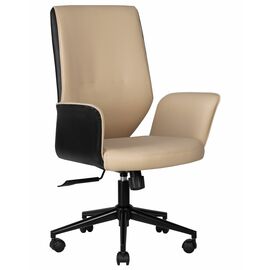 Офисное кресло для руководителей DOBRIN MAXWELL, кремово-черный, Вариант: кремово-черный | Интернет магазин мебели и декора LifeDekor