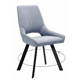 Стул DikLine 268 Z46 перламутр, ножки черные | Интернет магазин мебели и декора LifeDekor