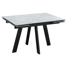 Стол обеденный WINGS Жемчужный Перито/Черный, Черный | Интернет магазин мебели и декора LifeDekor