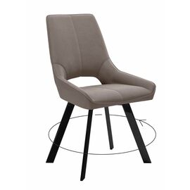 Стул DikLine 268 Z48 капучино, ножки черные | Интернет магазин мебели и декора LifeDekor