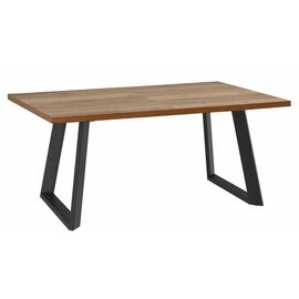 Стол DikLine ZL160 дуб галифакс/ черный/ опоры черные | Интернет магазин мебели и декора LifeDekor