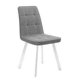 Стул DikLine 207 B22 GREY /ножки белые | Интернет магазин мебели и декора LifeDekor