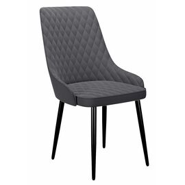 Стул DikLine 305 B28 ANTRACITE, ножки черные | Интернет магазин мебели и декора LifeDekor