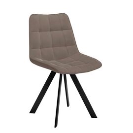 Стул DikLine 229 поворотный, B5 LATTE, ножки черные | Интернет магазин мебели и декора LifeDekor