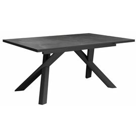 Стол DikLine KX160 мрамор черный Марквин/опоры черные | Интернет магазин мебели и декора LifeDekor