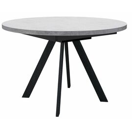 Стол DikLine RD100 Бетон/опоры черные | Интернет магазин мебели и декора LifeDekor